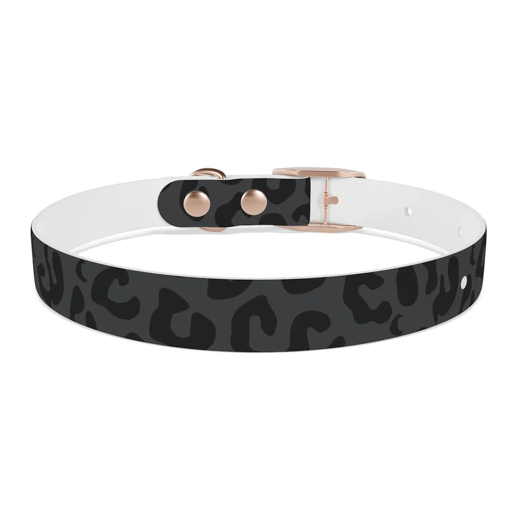Shadow Leopard Dog Collar