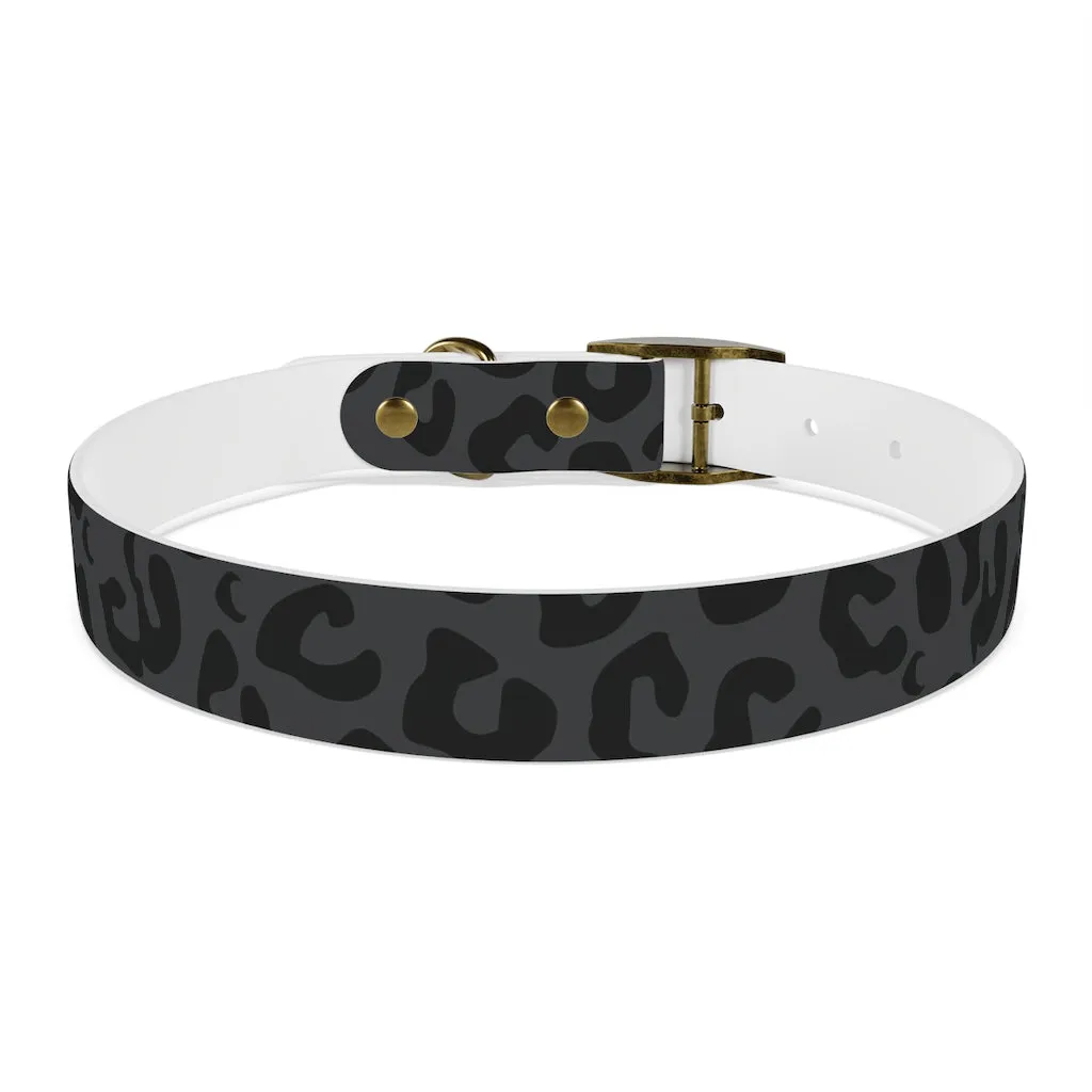 Shadow Leopard Dog Collar