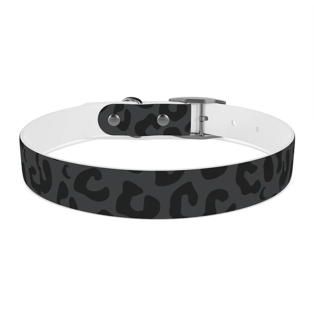 Shadow Leopard Dog Collar