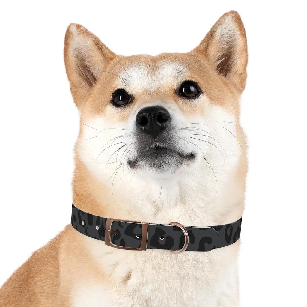 Shadow Leopard Dog Collar