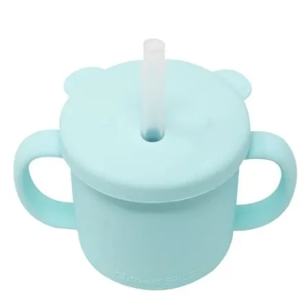 Silicone Bear Cup - Seafoam
