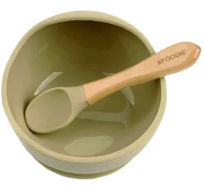 Silicone Bowl   Spoon