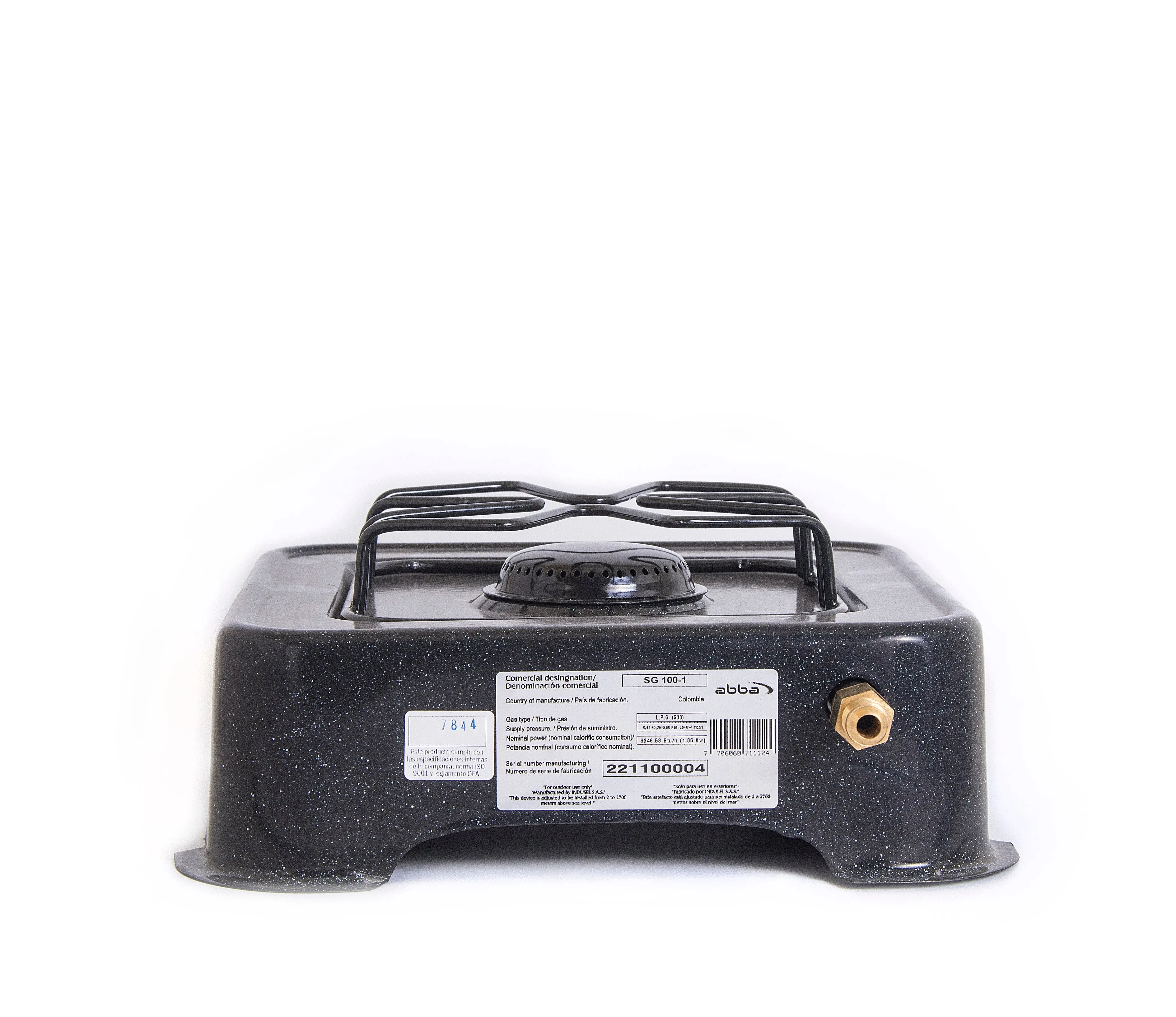 Single Burner Enameled Camping Stove