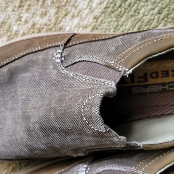 Skechers Landen - Stellar Slip on loafer in brown.