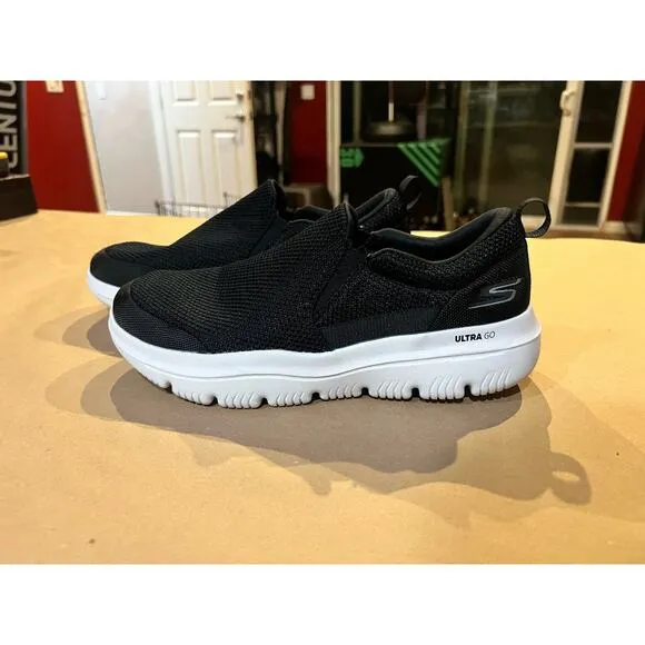 Skechers Men's Performance Go Walk Evolution Ultra Immpecable Shoe 10 Black