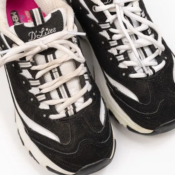 Skechers Women's D'Lites Biggest Fan Fashion Sneaker size 7.5”