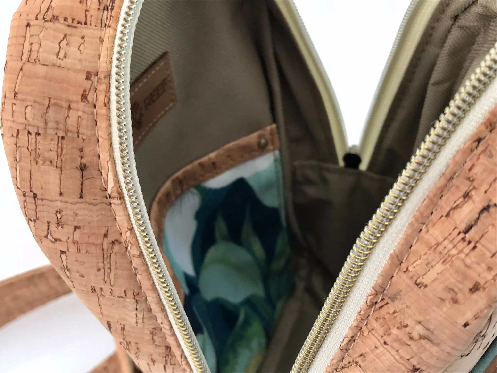 Small Sling Bag with Tropical Print
