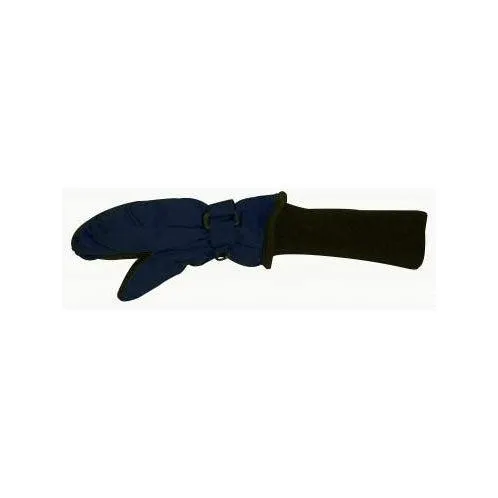 SnowStoppers® Nylon Mittens - Navy Blue