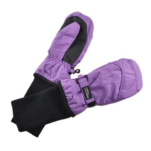 SnowStoppers® Nylon Mittens - Purple