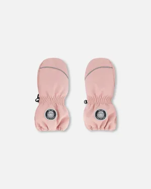 Solid Mittens Light Pink by Deux par Deux