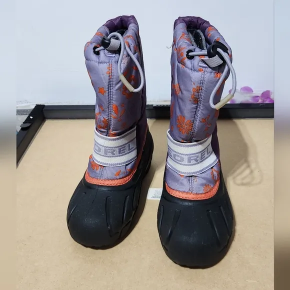 Sorel Purple Floral Winter Boots