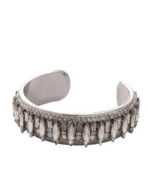Sorrelli Emory Cuff Bracelet Snow Bunny Palladium