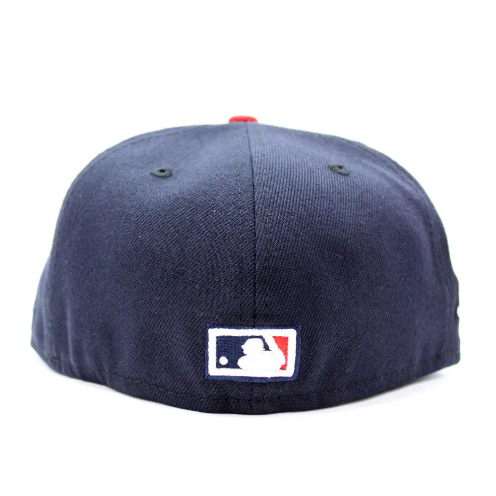St Louis Cardinals 2009 All-Star Game New Era 59Fifty Fitted Hat (Glow in the Dark Logo Navy Red PINK Under Brim)