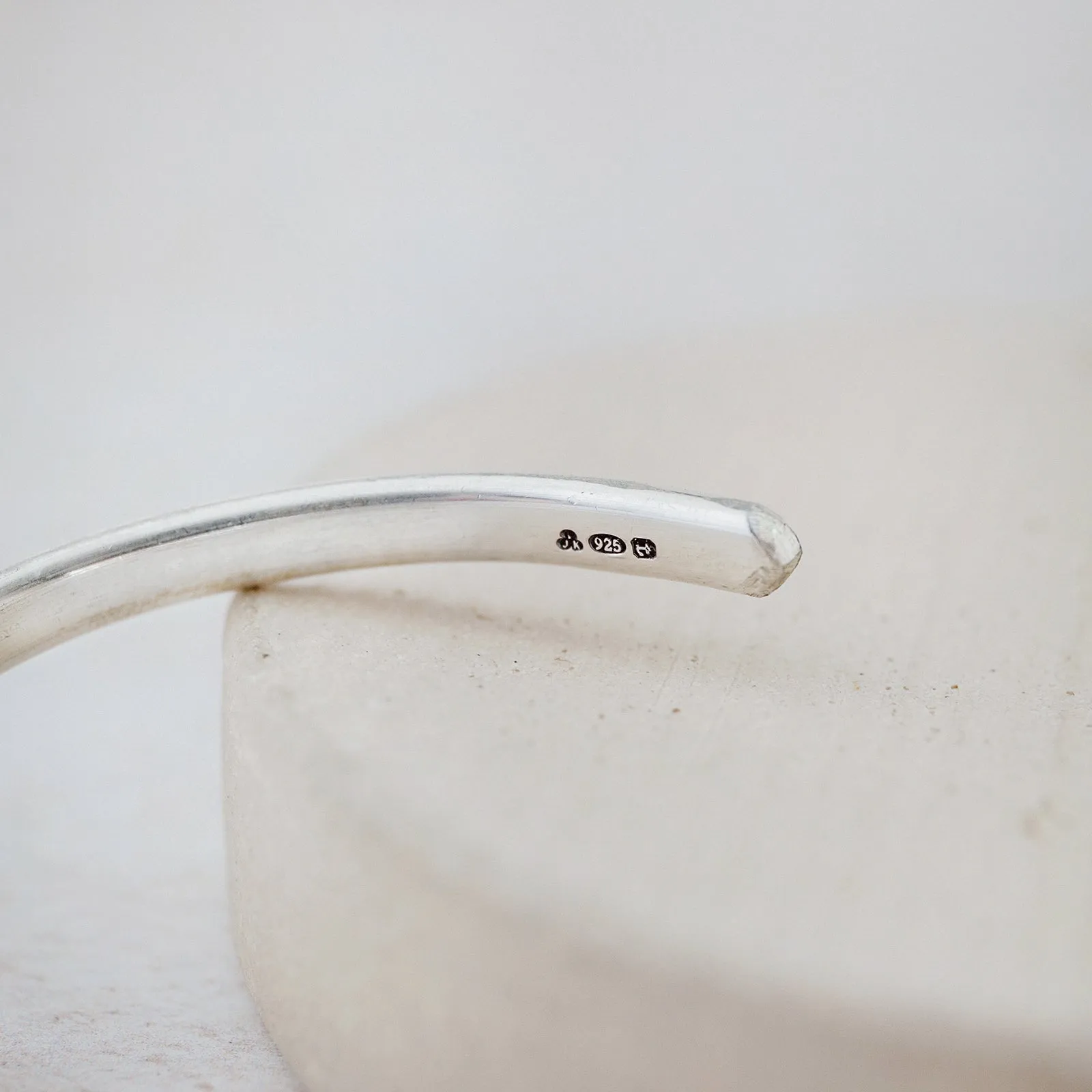 Sterling Silver Leopard Print Cuff