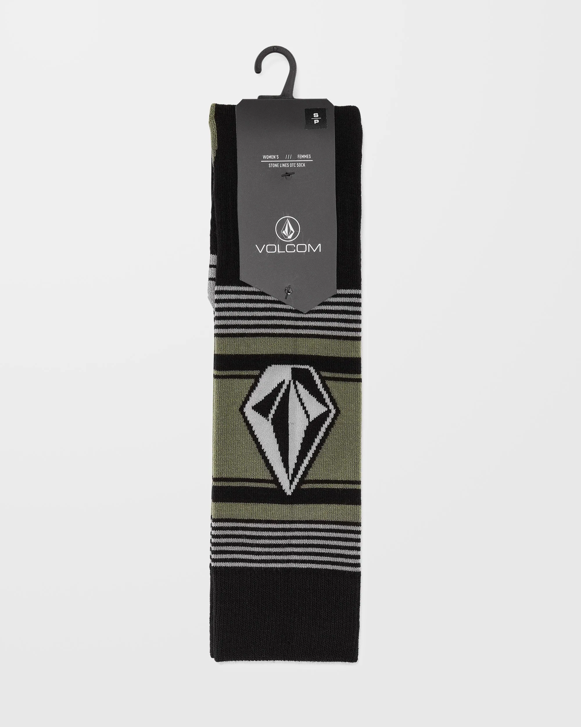 Stone Lines Otc Socks - Lichen Green