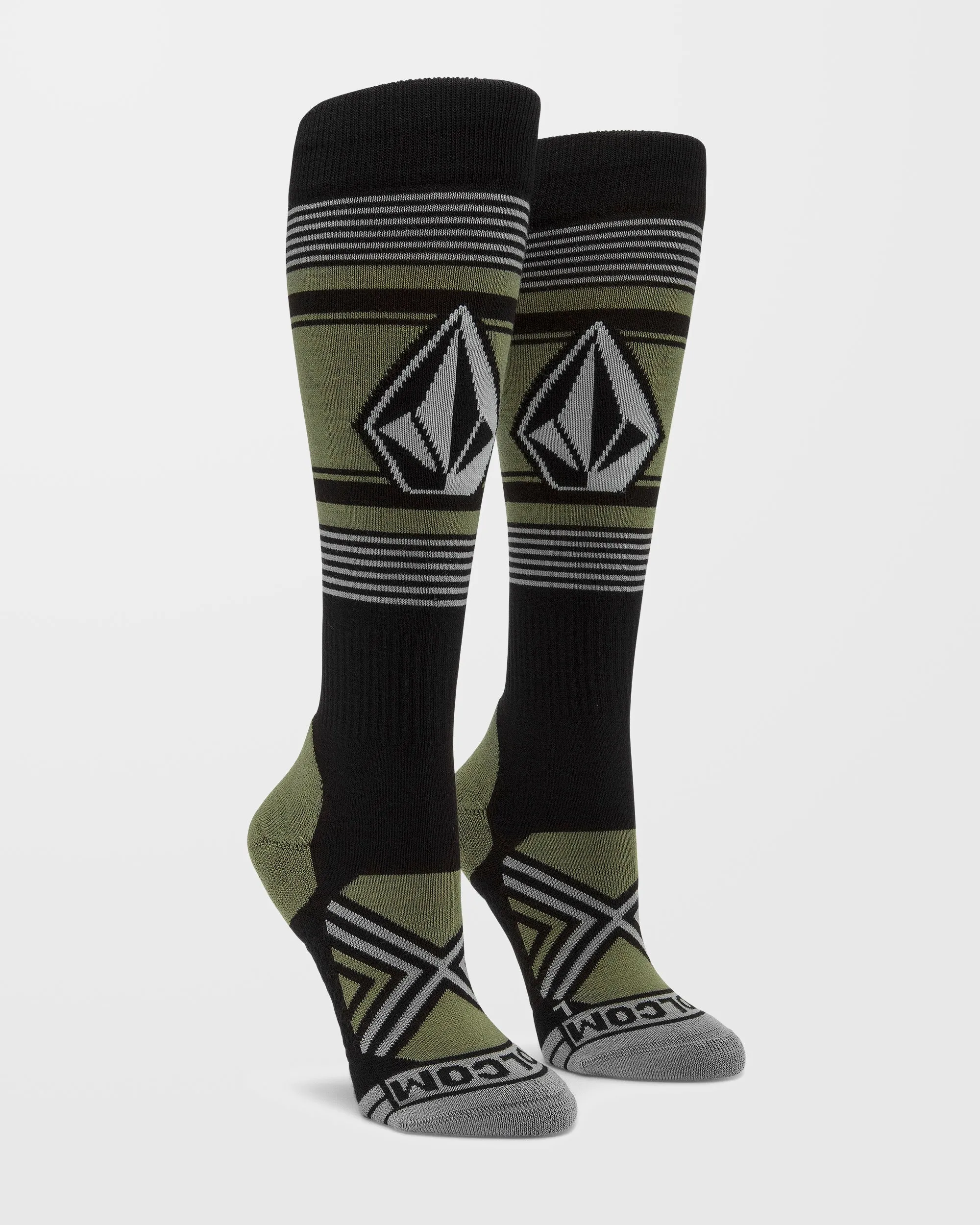 Stone Lines Otc Socks - Lichen Green