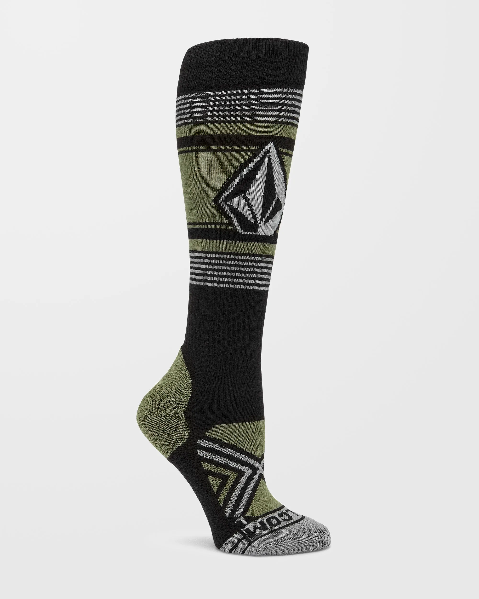Stone Lines Otc Socks - Lichen Green
