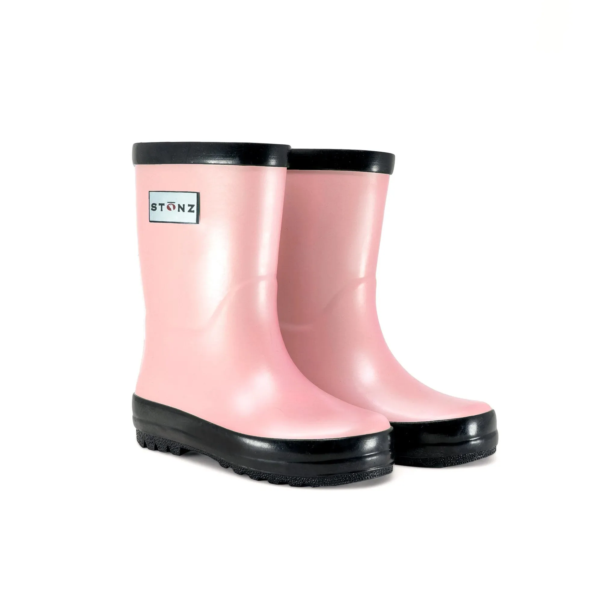 Stonz Metallic Rain Boots - Metallic Pink