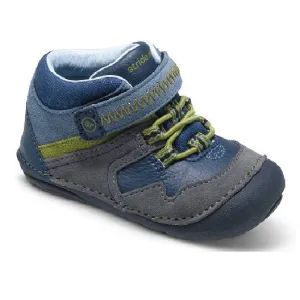 STRIDE RITE PRE WALKER GREY/BLUE ISAIAH