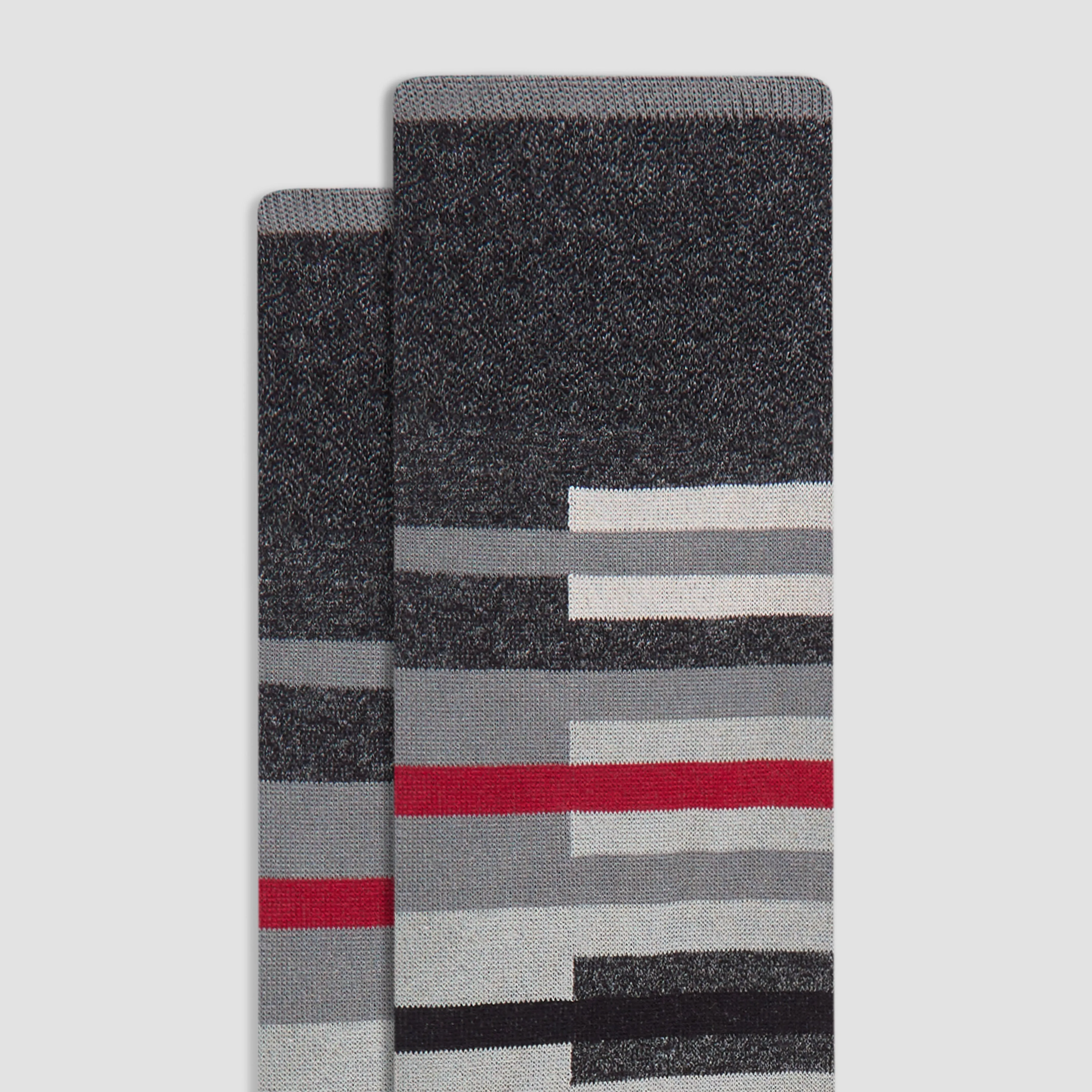Striped Mid-Calf Socks