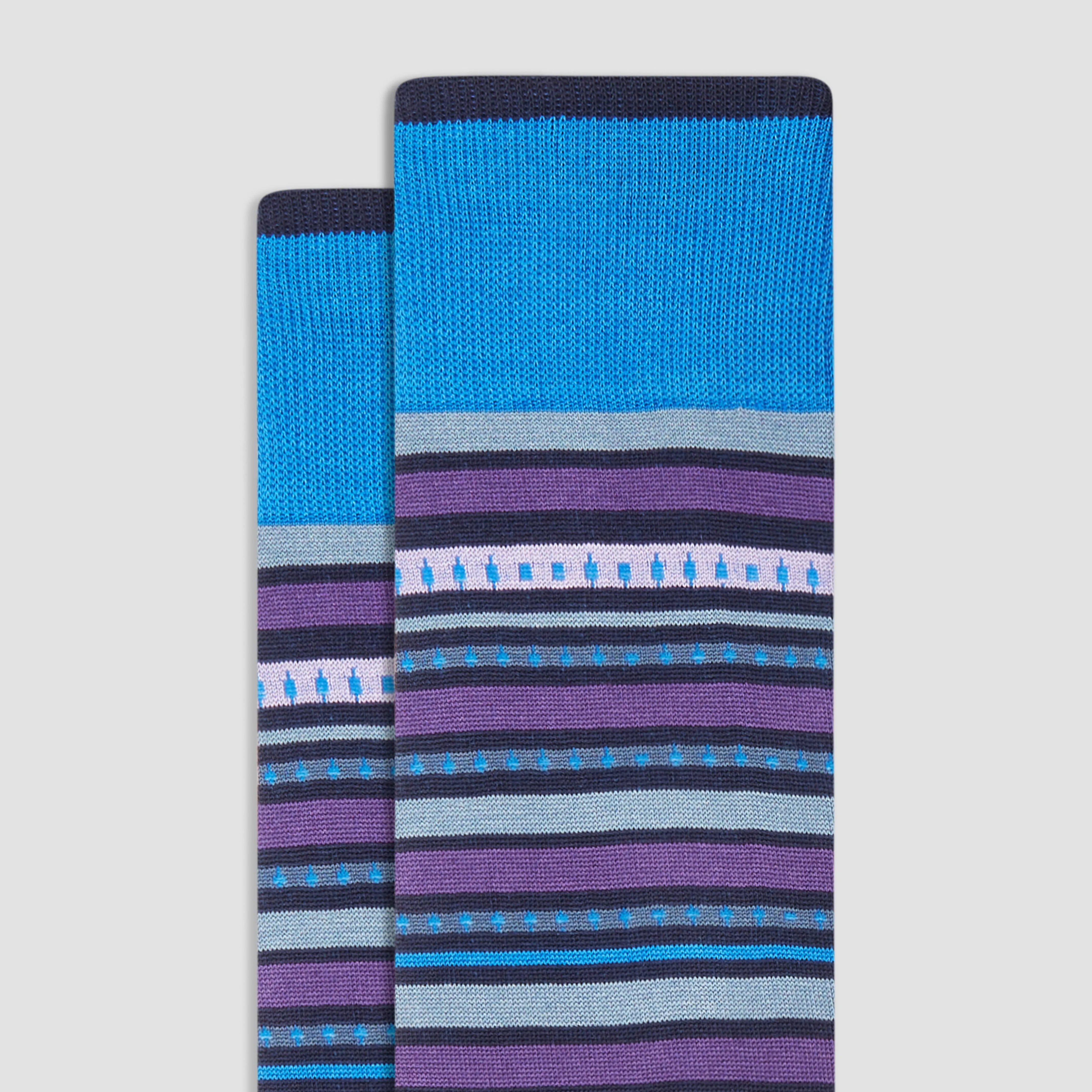 Striped Mid-Calf Socks
