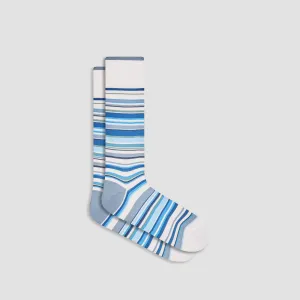 Striped Mid-Calf Socks