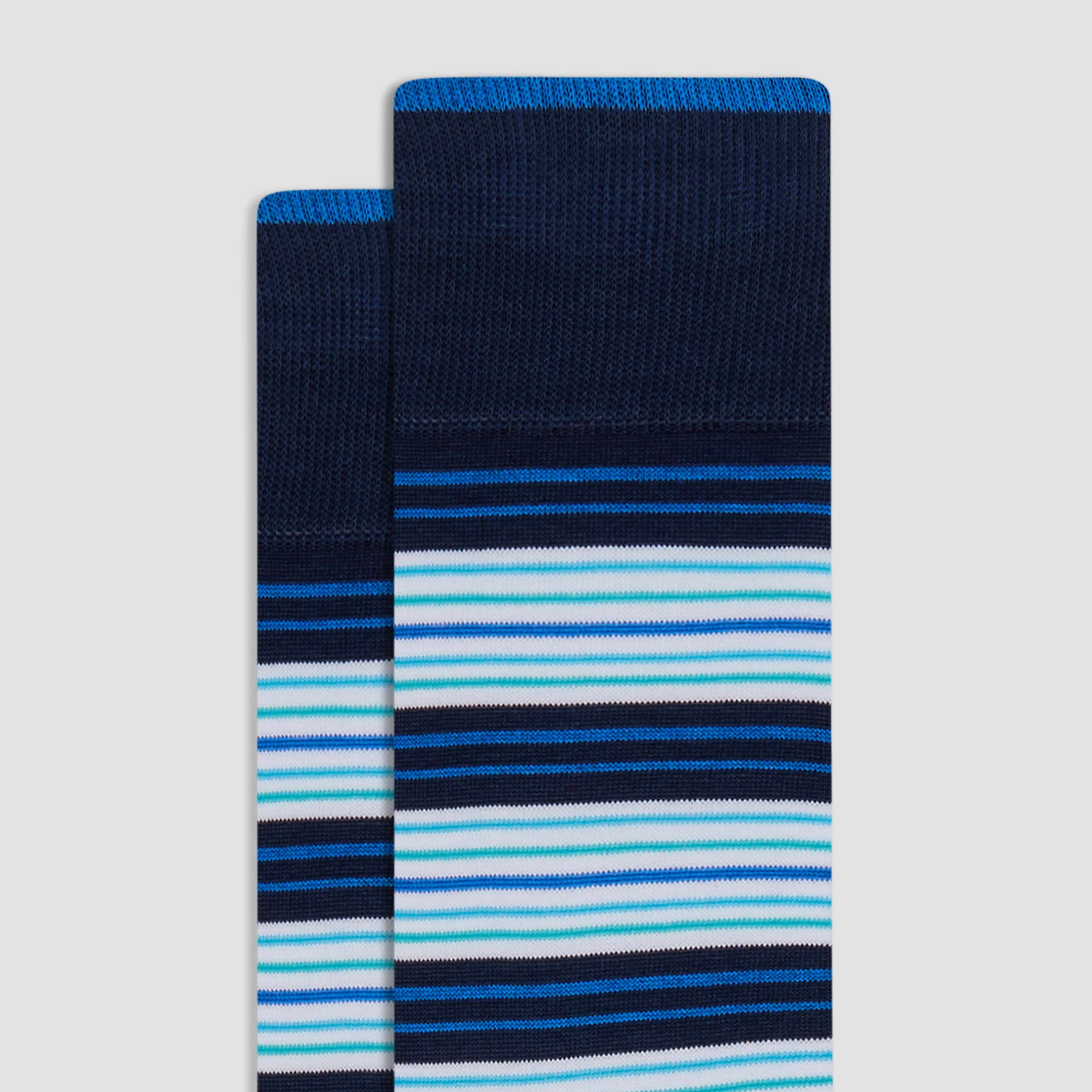 Striped Mid-Calf Socks