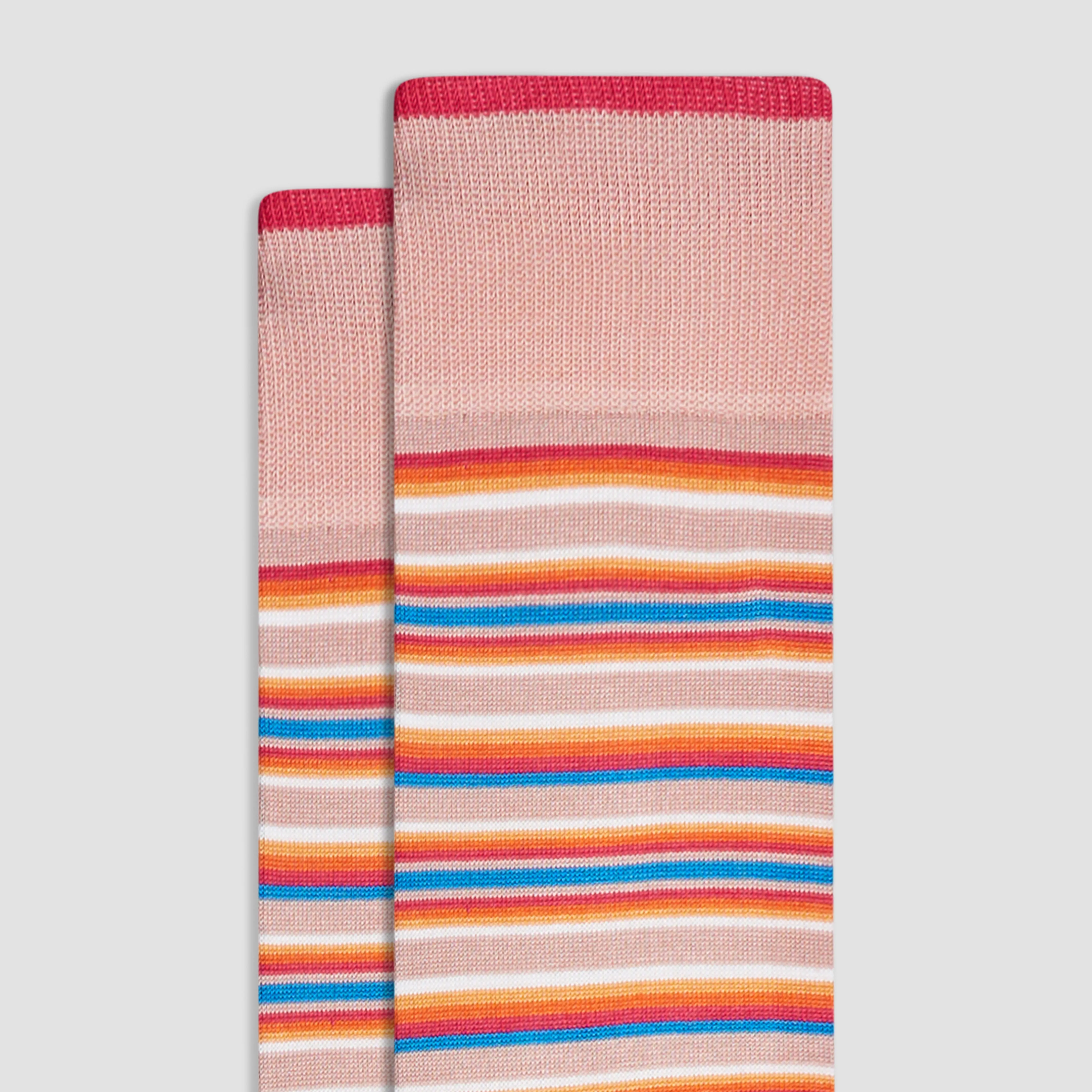 Striped Mid-Calf Socks