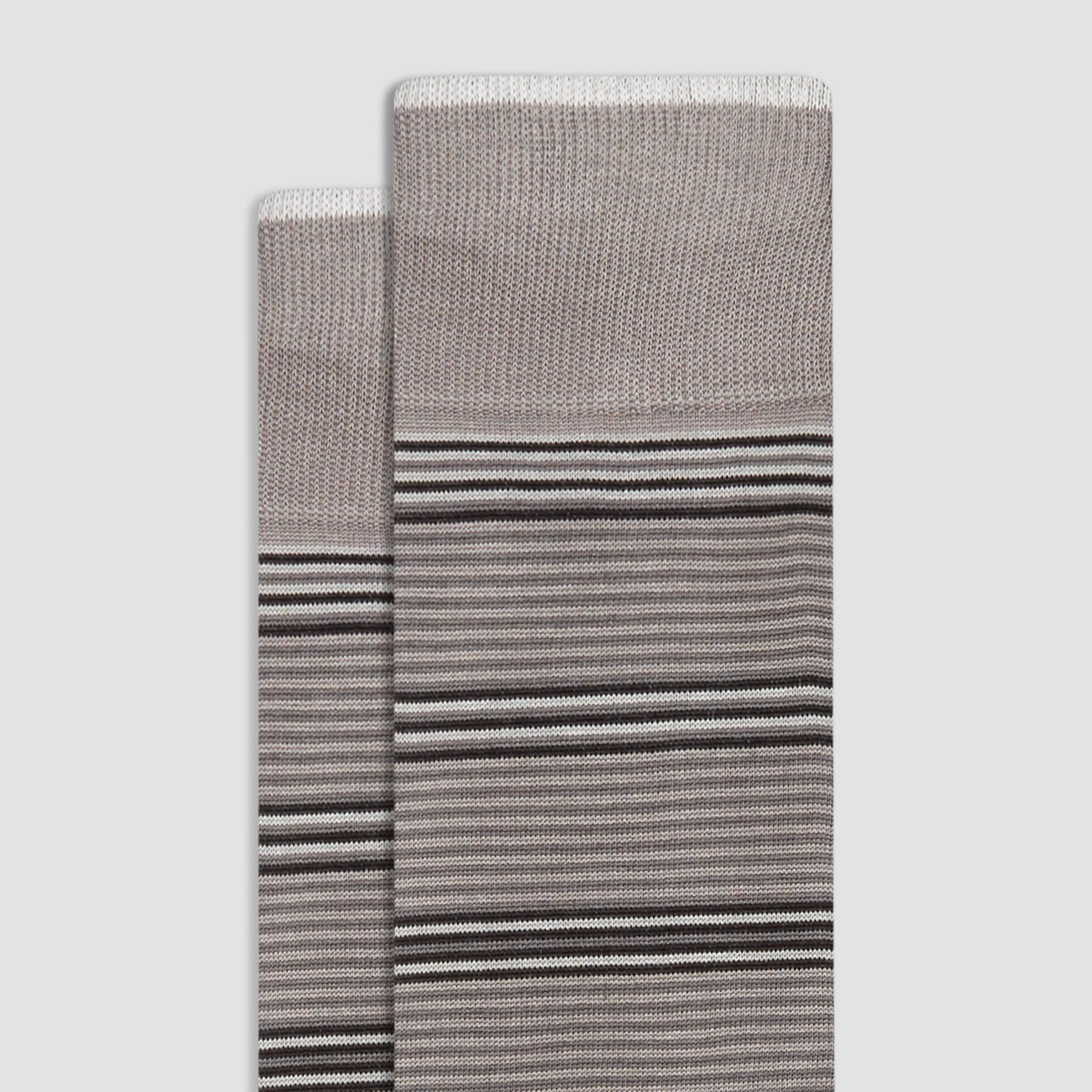 Striped Mid-Calf Socks