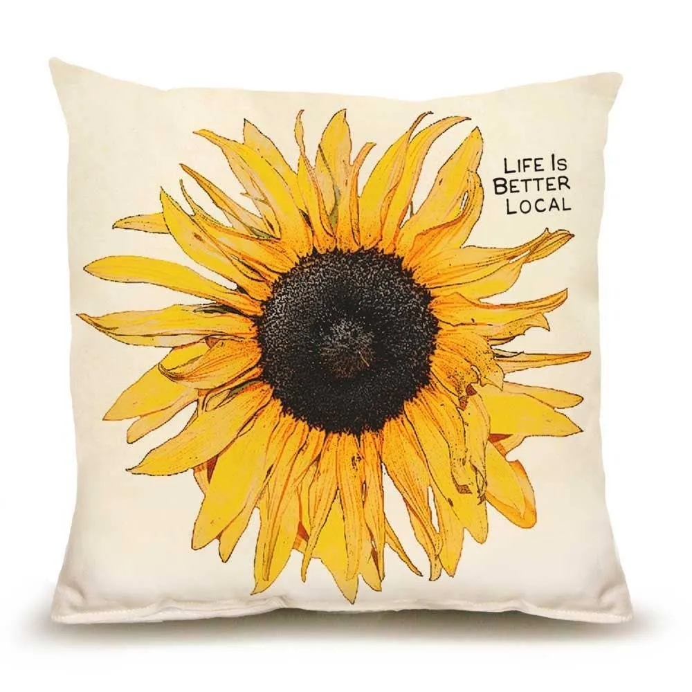 Sunflower Pillow