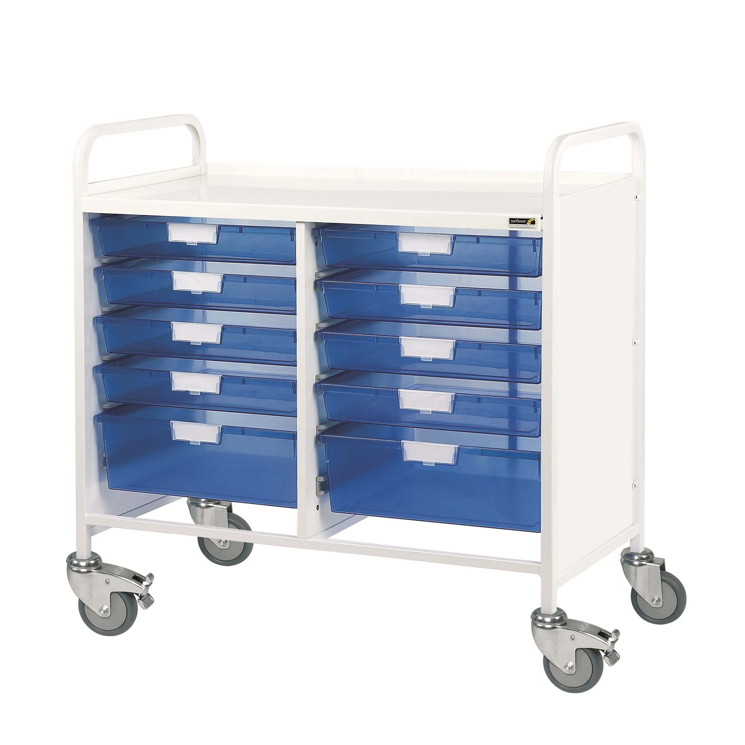 Sunflower - VISTA 100 Trolley - 8 Single/2 Double Trays