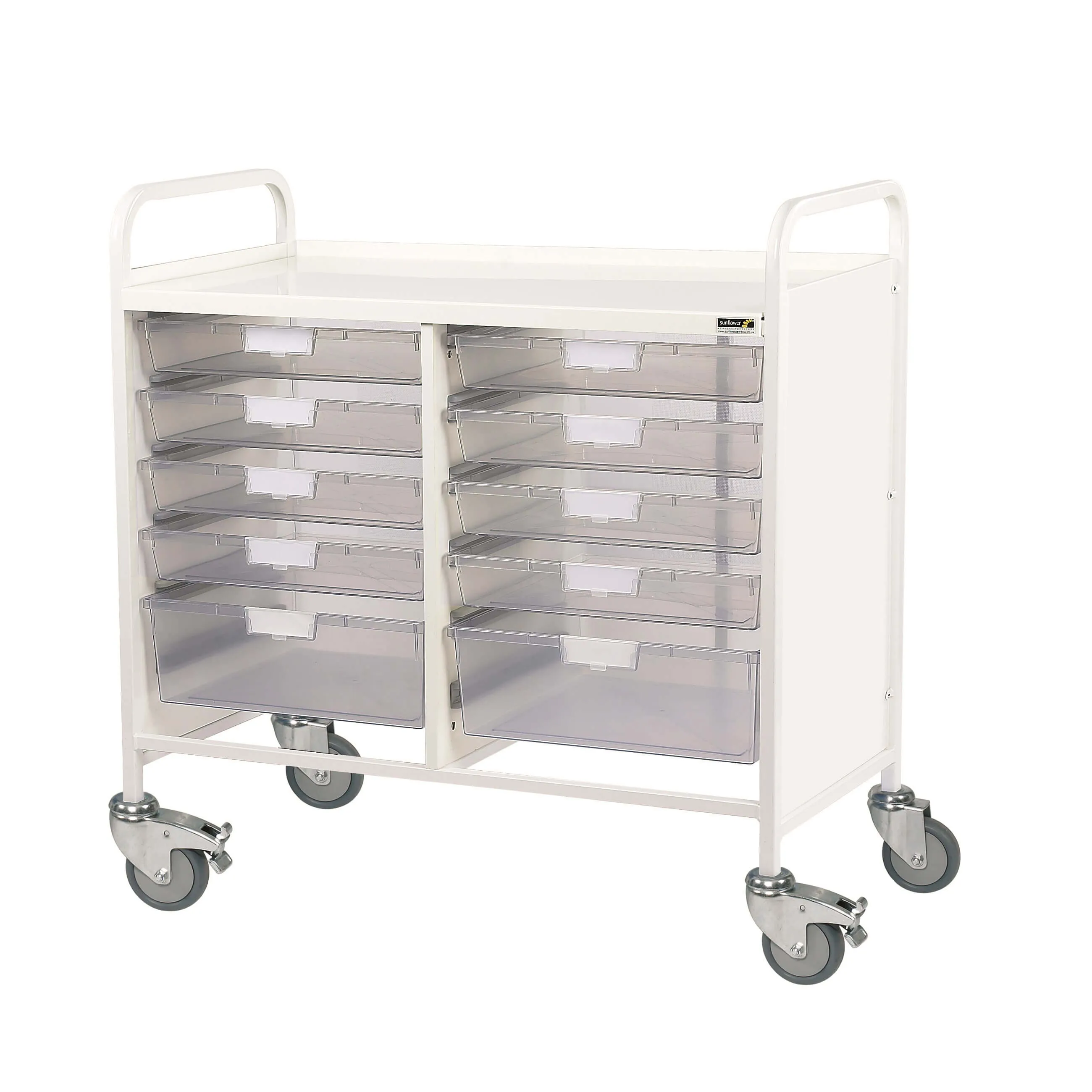 Sunflower - VISTA 100 Trolley - 8 Single/2 Double Trays