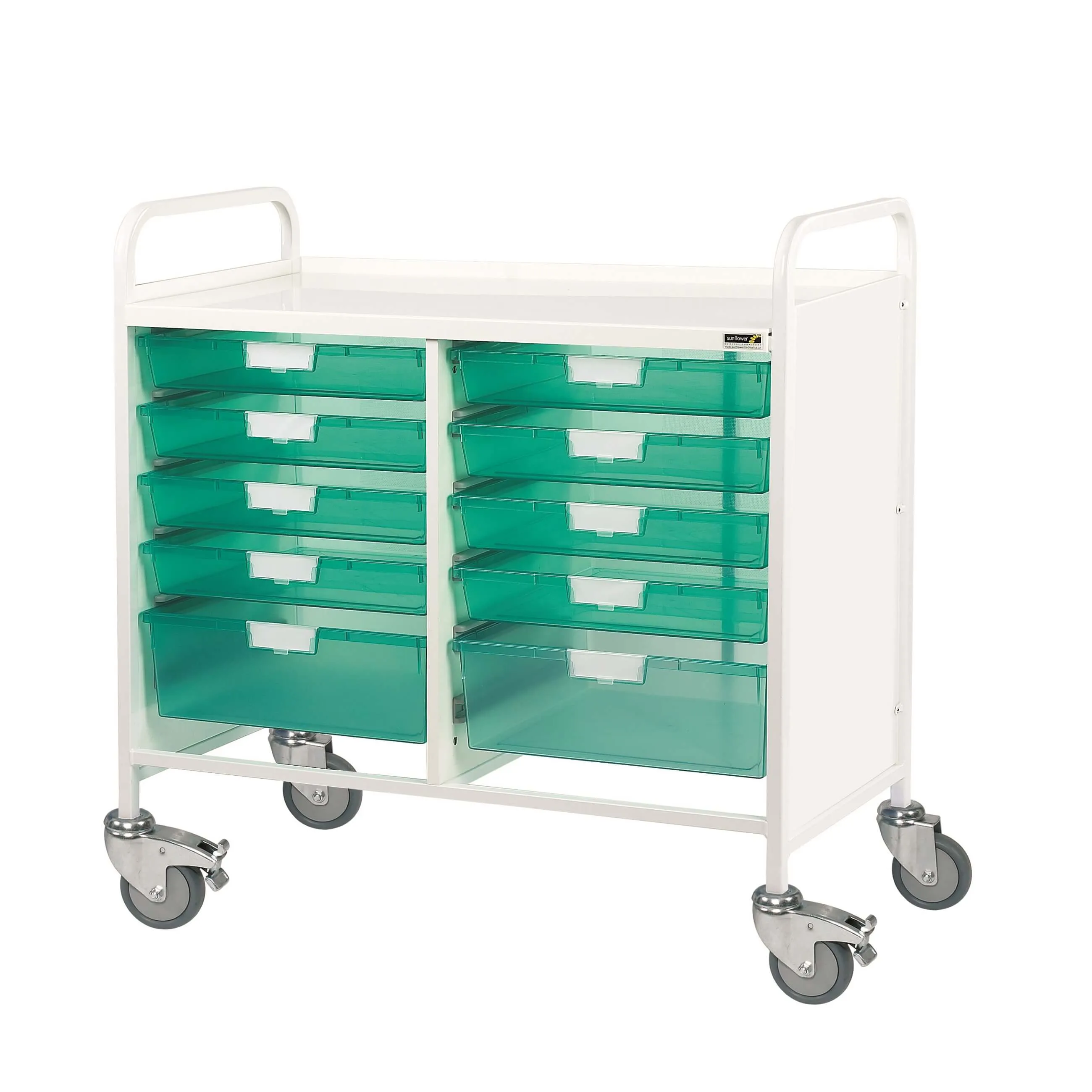 Sunflower - VISTA 100 Trolley - 8 Single/2 Double Trays