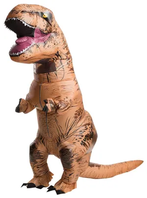 T Rex Inflatable Dinosaur Costume Adult Child Kid Blow Up Jurassic World Cosplay Suit