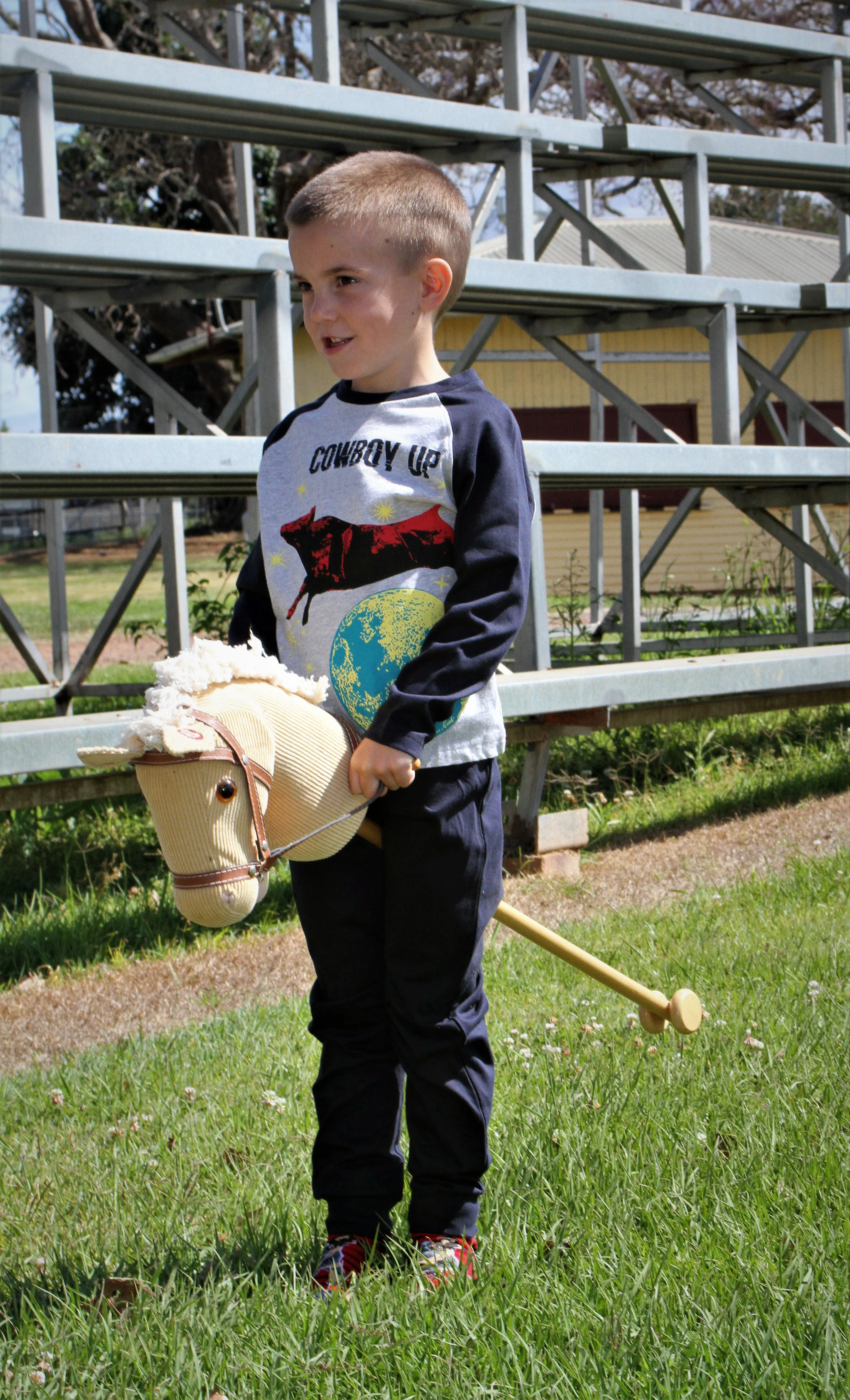 T1W3901PJS Thomas Cook Boys Cowboy Up Glow in the dark PJS