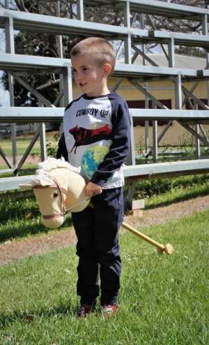T1W3901PJS Thomas Cook Boys Cowboy Up Glow in the dark PJS