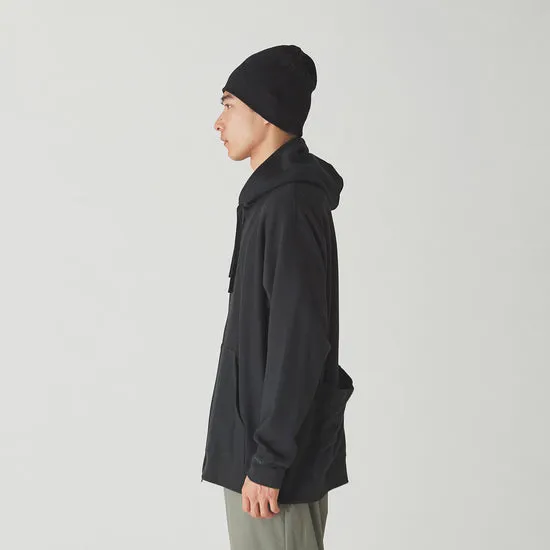 TAKIBI Sweatshirt Zip Up Hoodie - Black