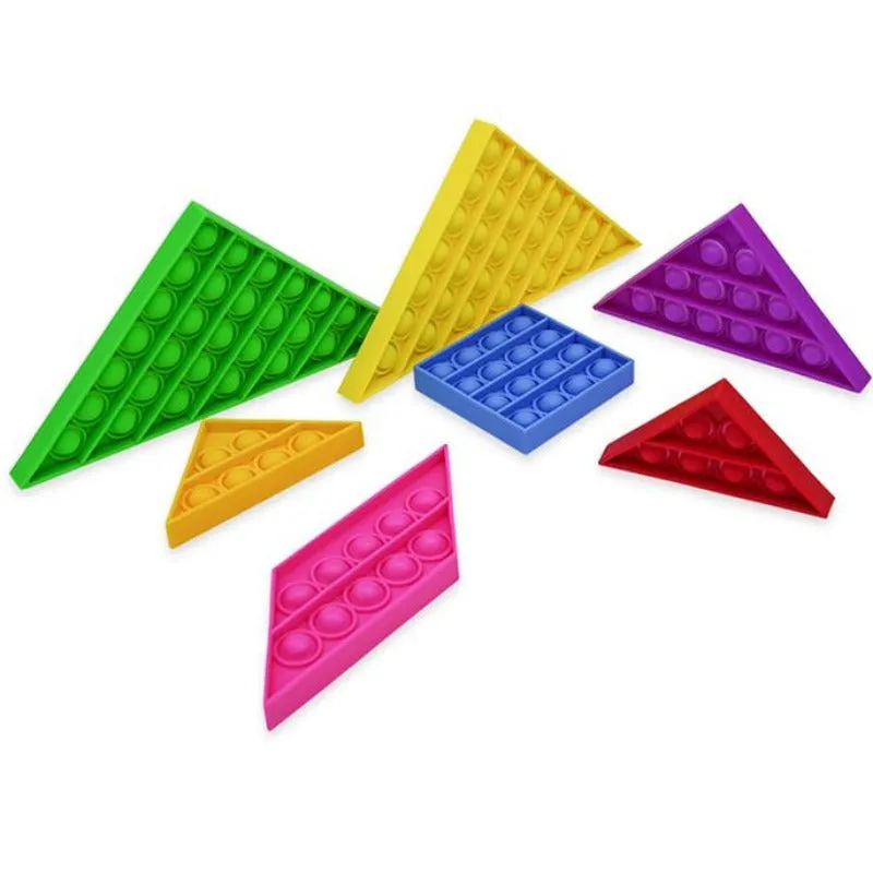 Tangram Silicone Bubble Pop Set