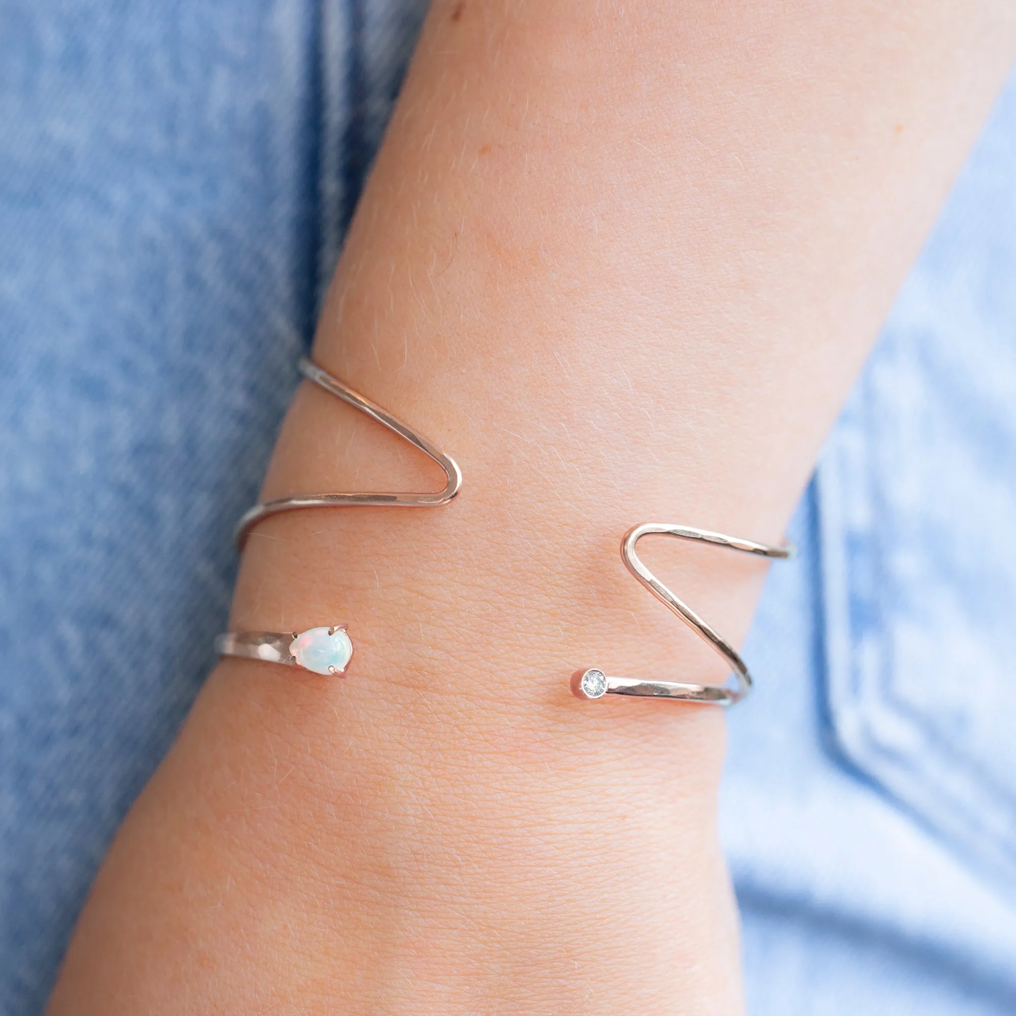 The Arrow Cuff Bracelet | Rose Gold Filled