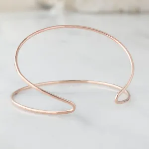 The Arrow Cuff Bracelet | Rose Gold Filled