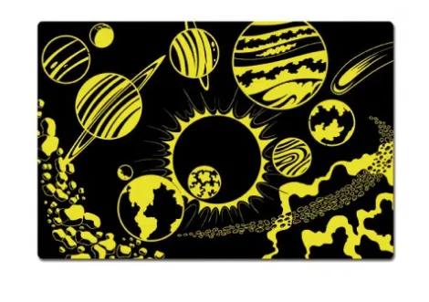 The Learning Journey Puzzle Doubles- Glow in the Dark- Space