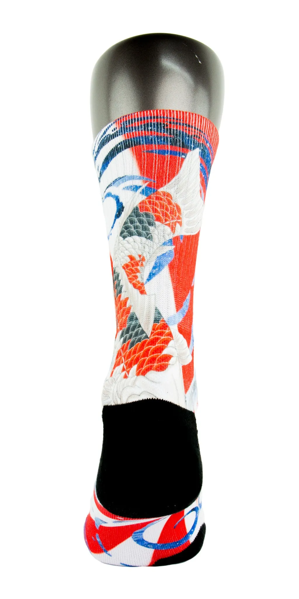 The Rising Koi CES Custom Socks