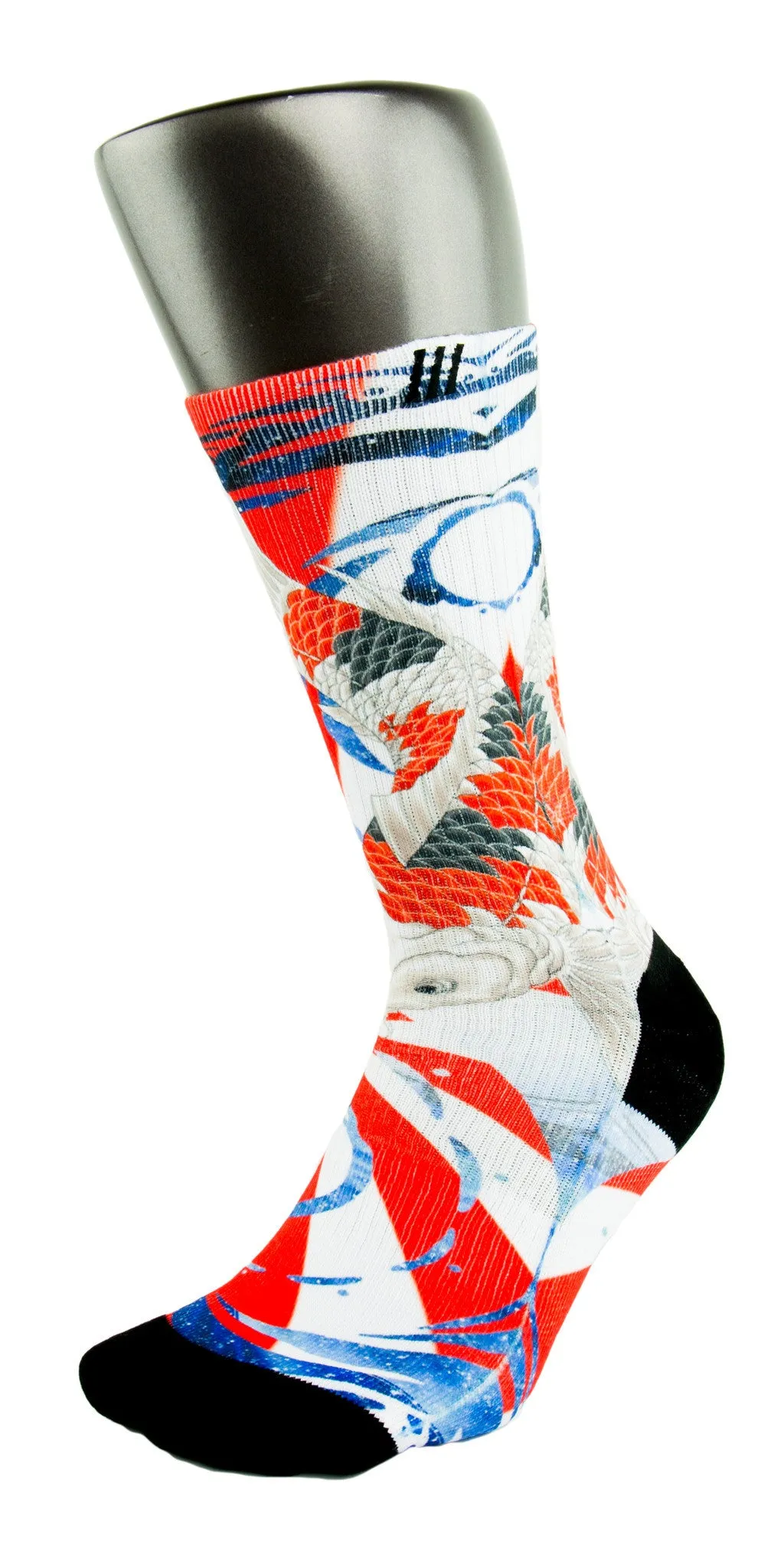 The Rising Koi CES Custom Socks