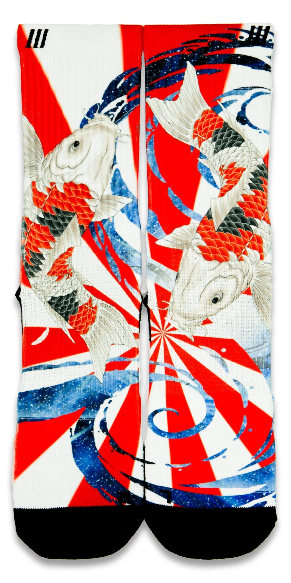 The Rising Koi CES Custom Socks