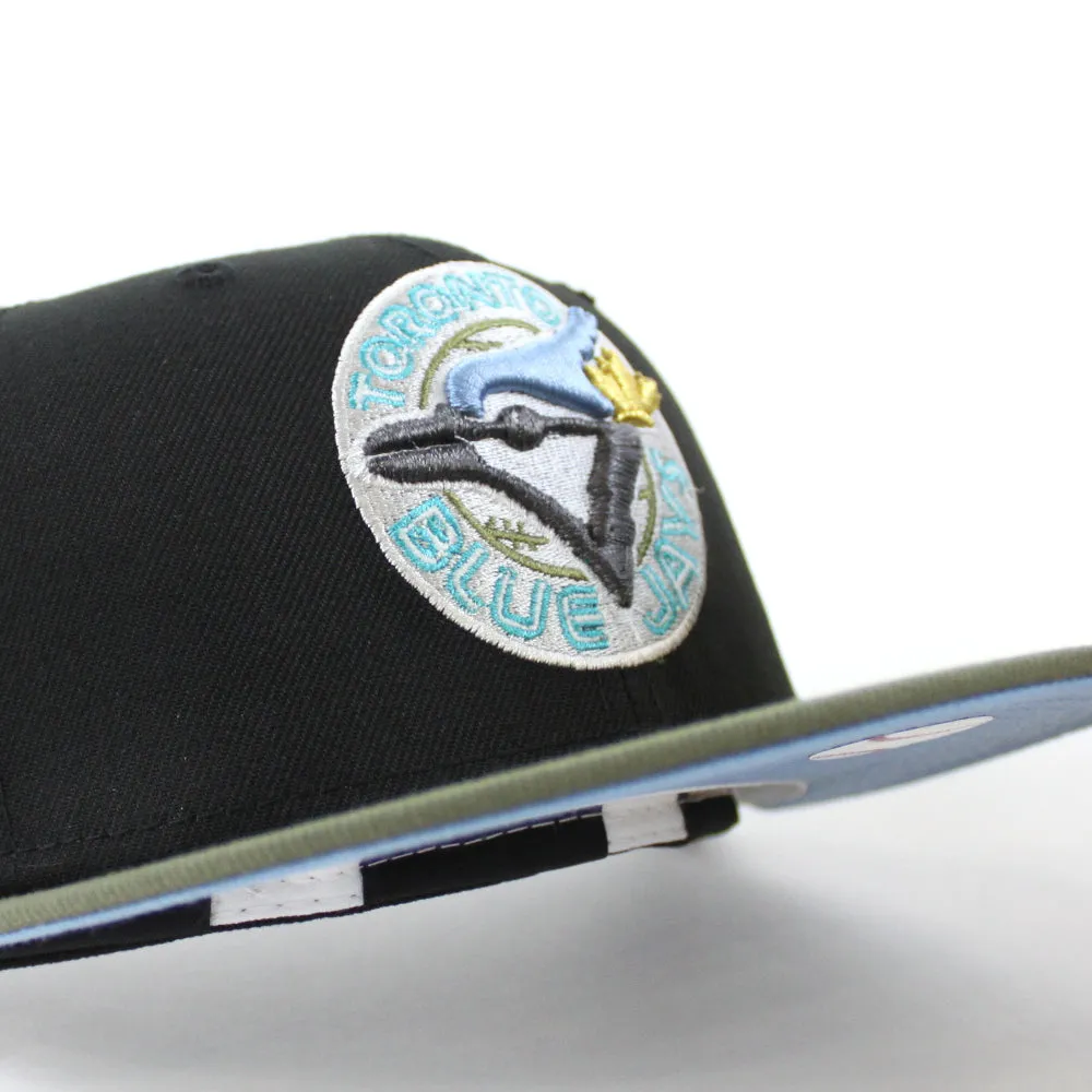 Toronto Blue Jays 1991 All Star Game New Era 59Fifty Fitted Hat (Black Olive Green Sky Blue Under Brim)