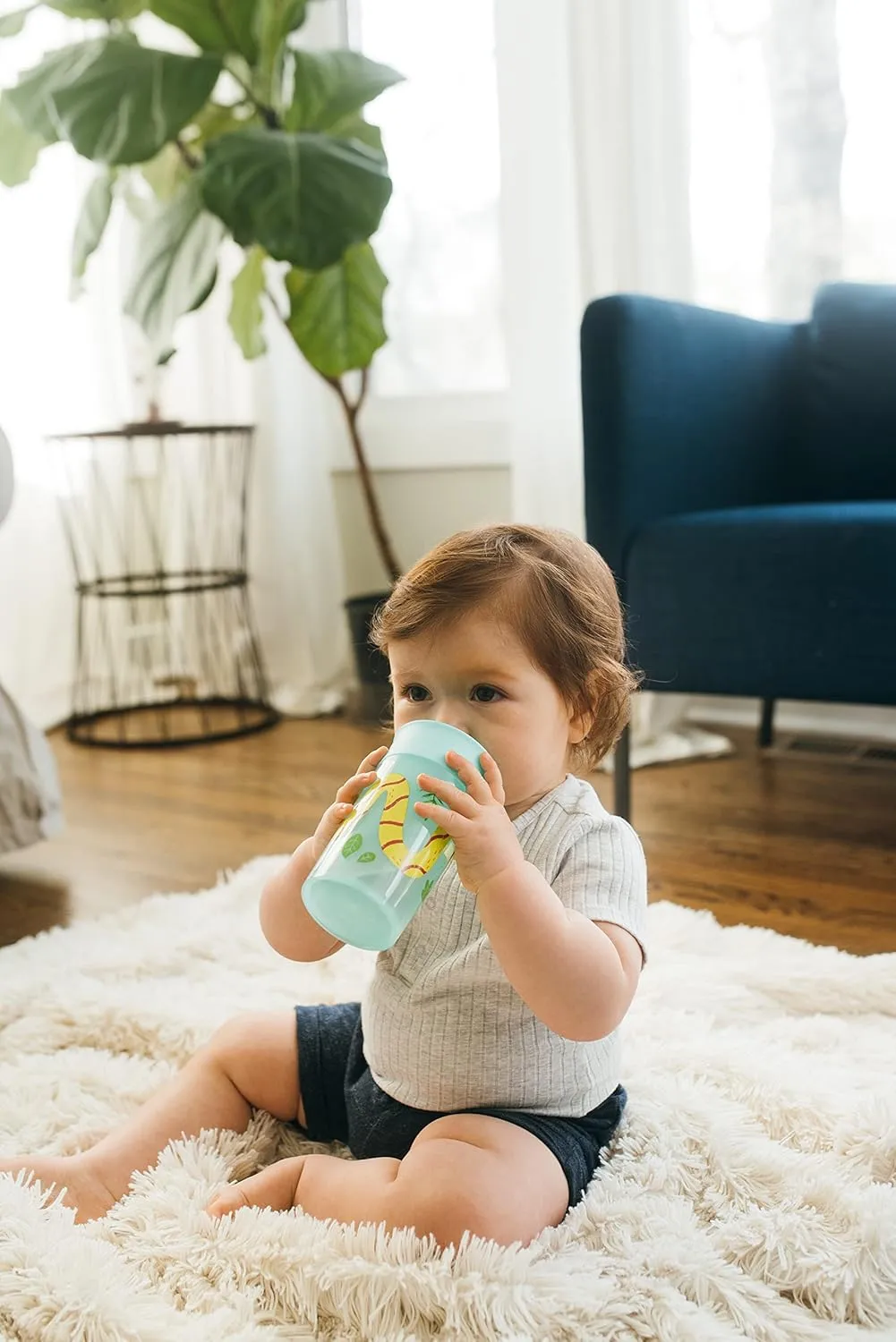 Training Sippy Cups Cheers360 Green, 300ML, 9m 