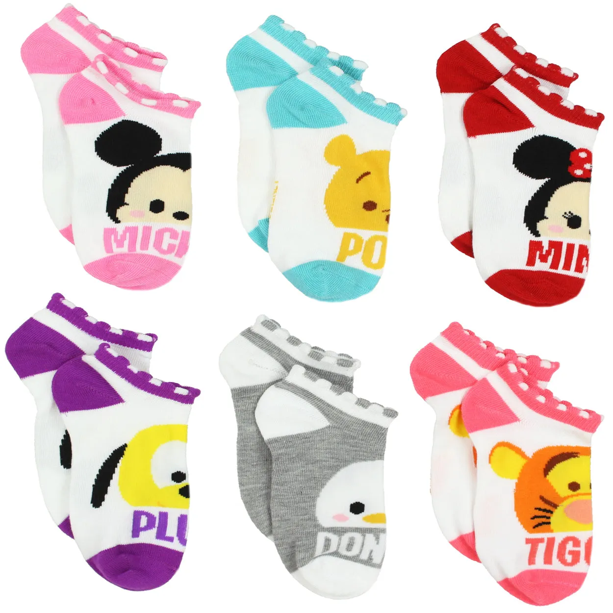 Tsum Tsum Socks 6-Pack
