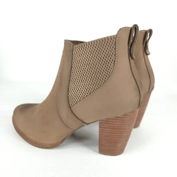 UGG Ankle Cobie Nubuck Leather Heel Chelsea Bootie 1010191 Size 9