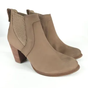 UGG Ankle Cobie Nubuck Leather Heel Chelsea Bootie 1010191 Size 9