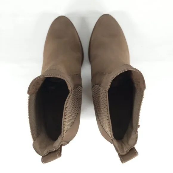 UGG Ankle Cobie Nubuck Leather Heel Chelsea Bootie 1010191 Size 9